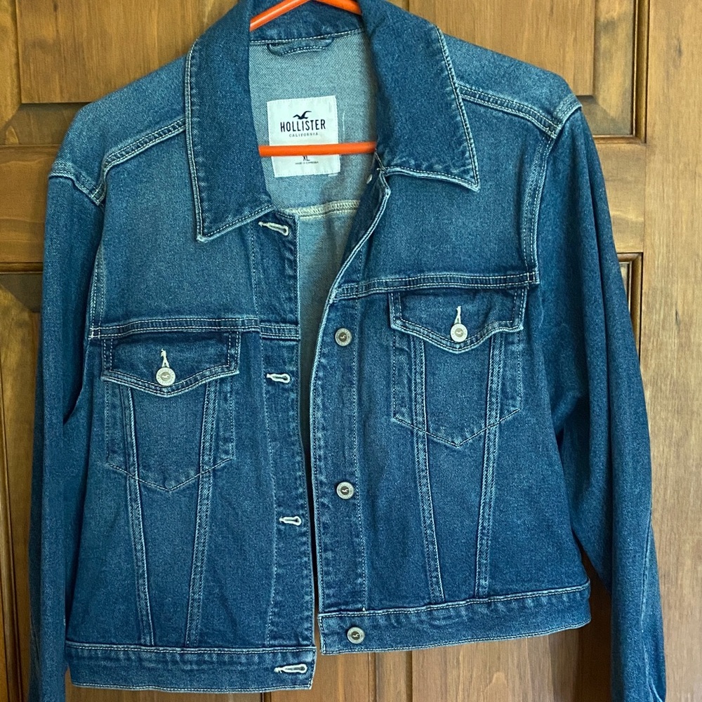 Hollister Women's Denim Blue Jacket